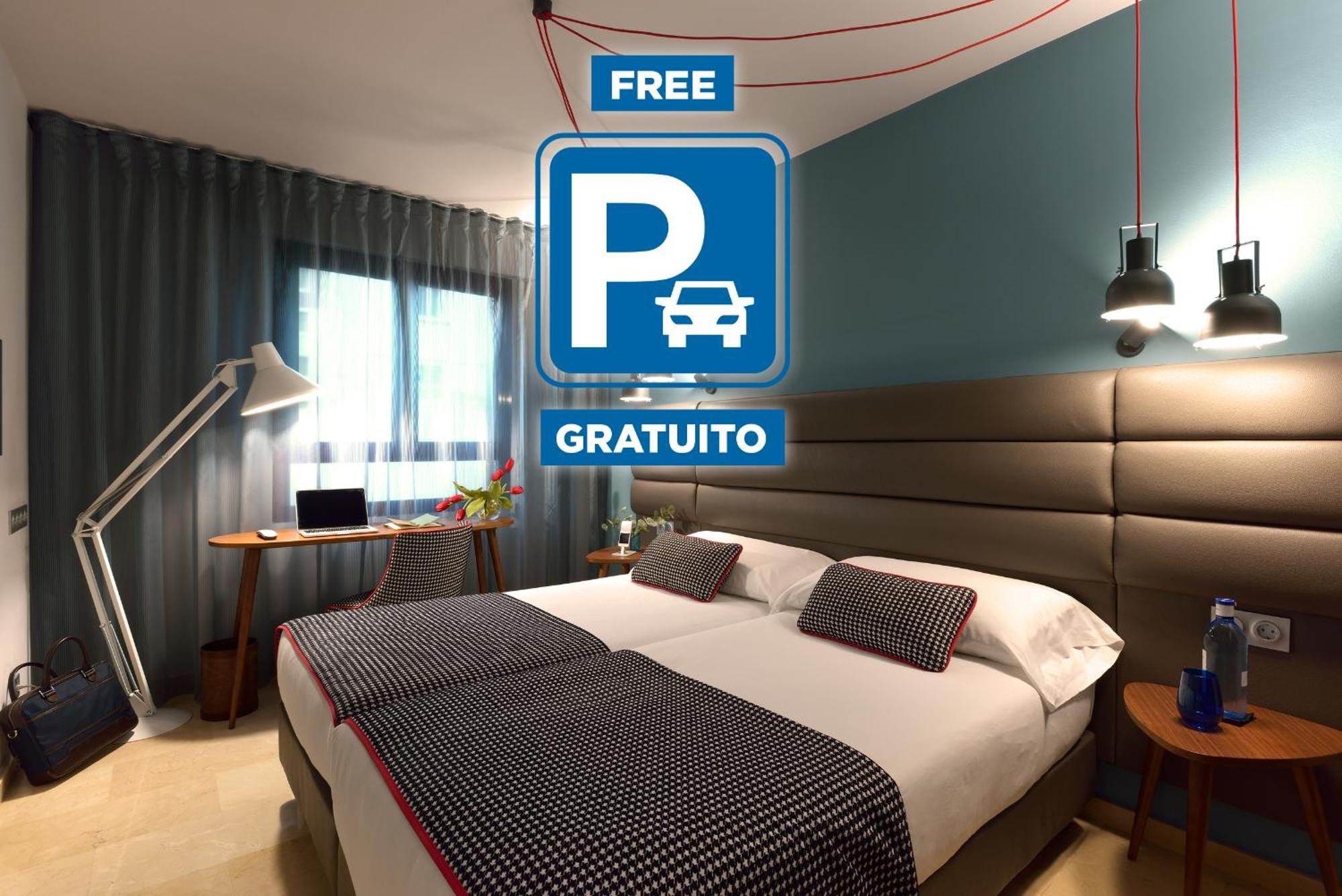 Tweepersoonskamer met 1 of 2 Bedden en Extra Bed (3 Volwassenen) - Gratis Parkeerplaats