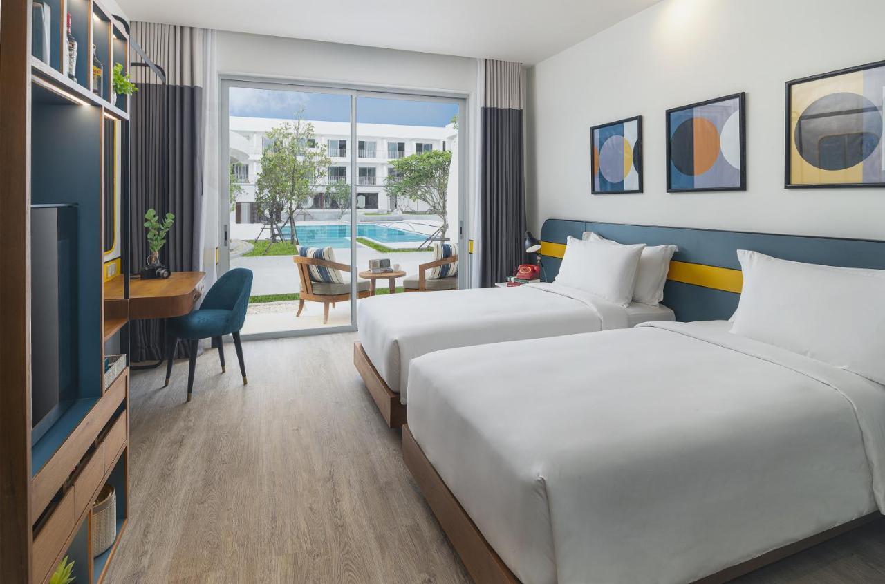 Funky Zimmer zur Poolseite