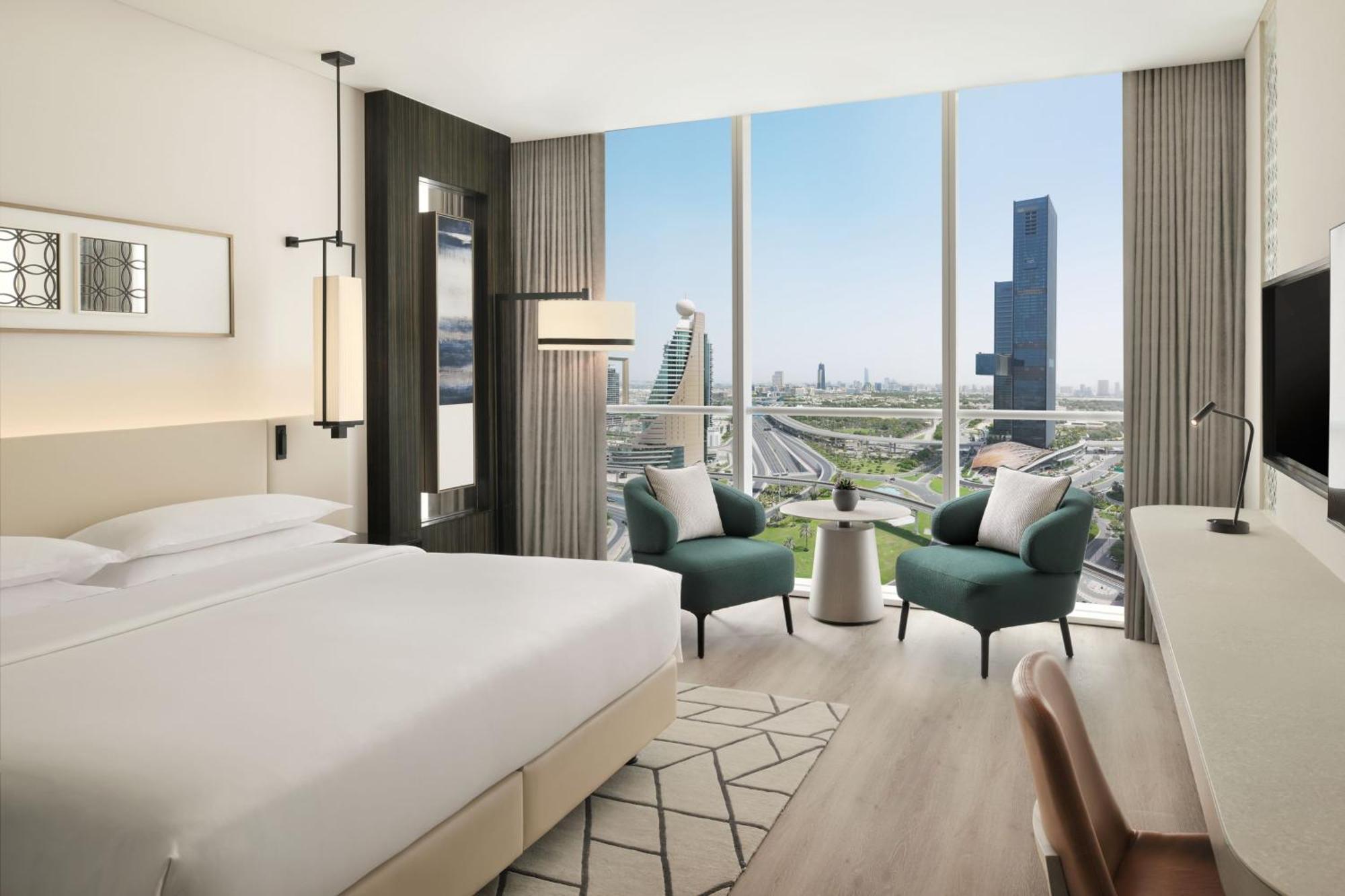 Deluxe View Room, Guest room, 1 King, Sheikh Zayed R. view,1538236009:JPEG