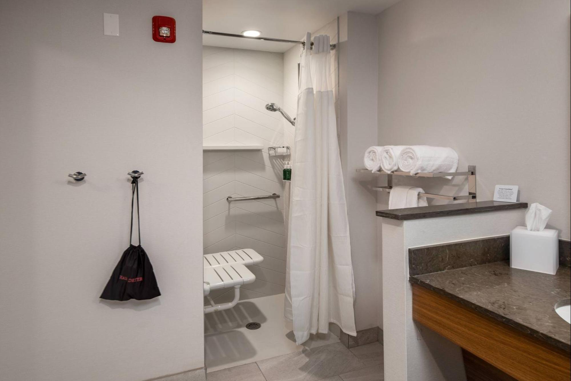 King Room Roll Shower Mobility Access or Hearing Accessible