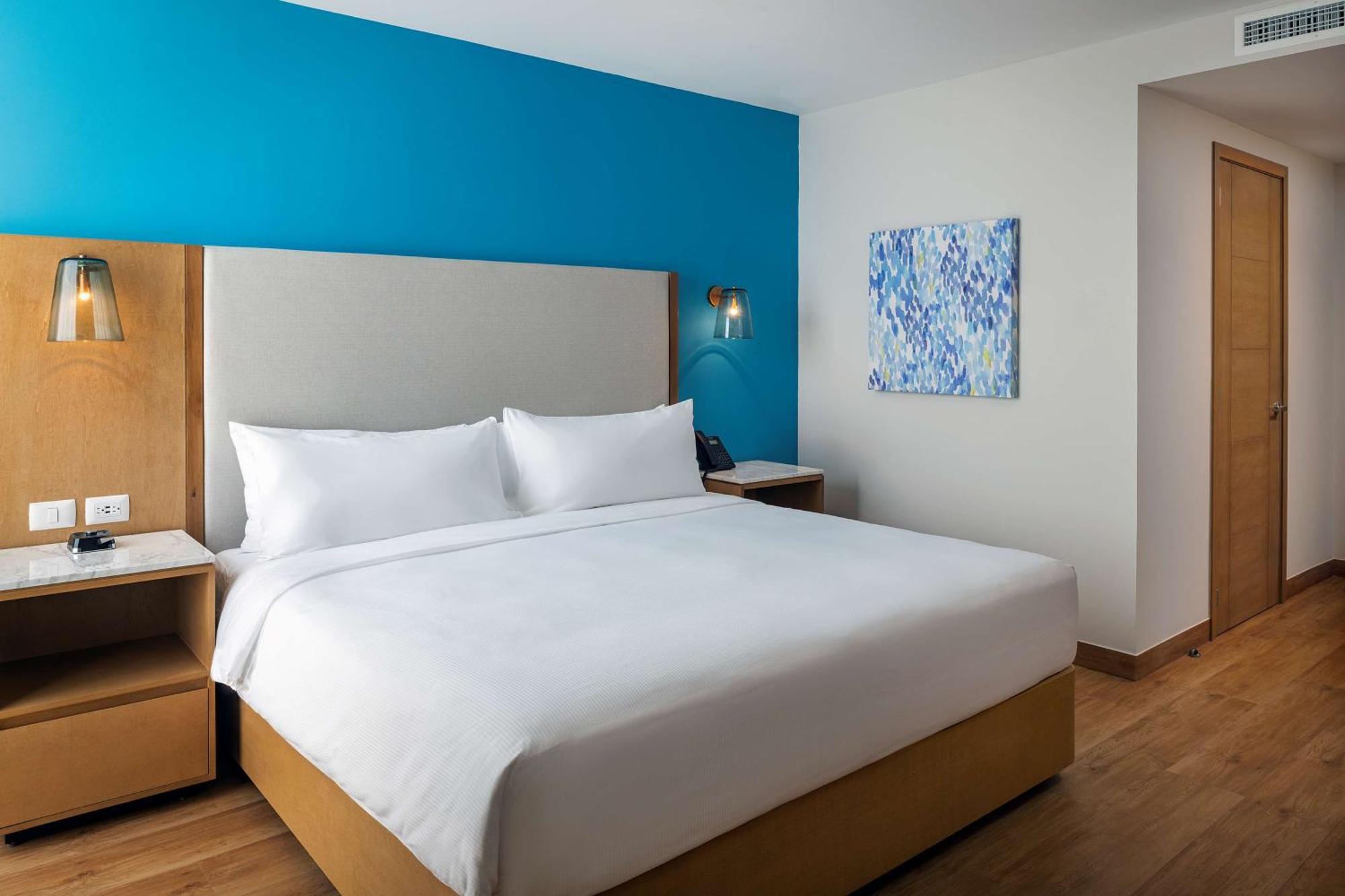 Chambre Lit King-Size avec Douche Accessible en Fauteuil Roulant - Adaptée aux Personnes à Mobilité Réduite/Malentendantes