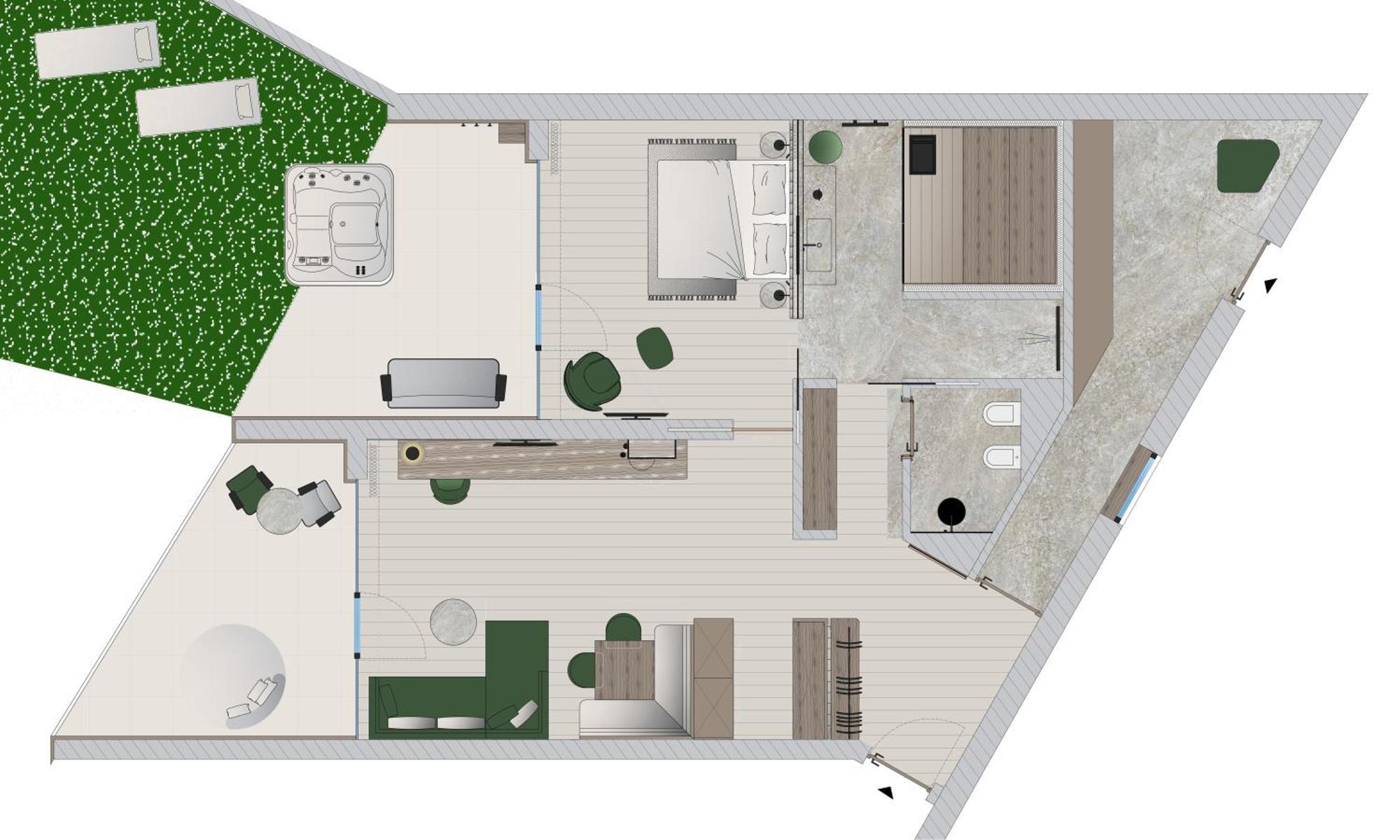 Suite King con Vasca Idromassaggio