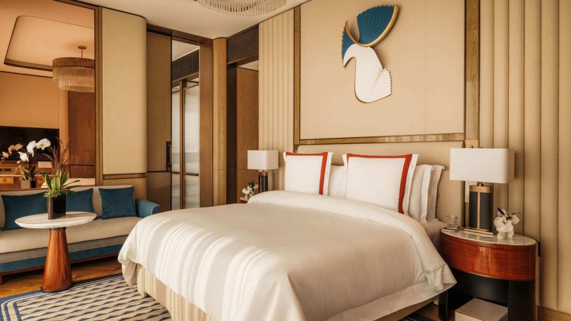Deluxe Suite Marina mit Blick auf den Jachthafen & die Skyline von Dubai