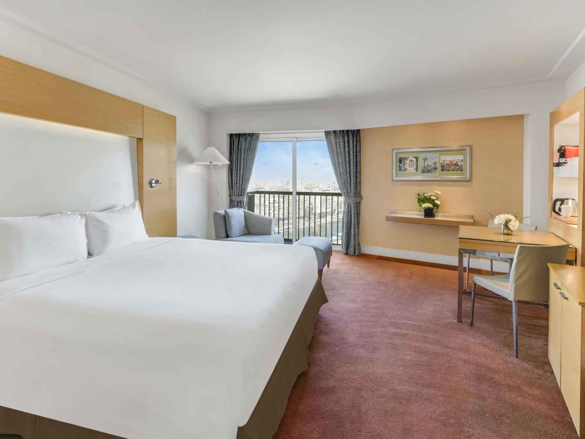Habitación Premium con vistas parciales al Nilo - 1 cama extragrande - Planta alta