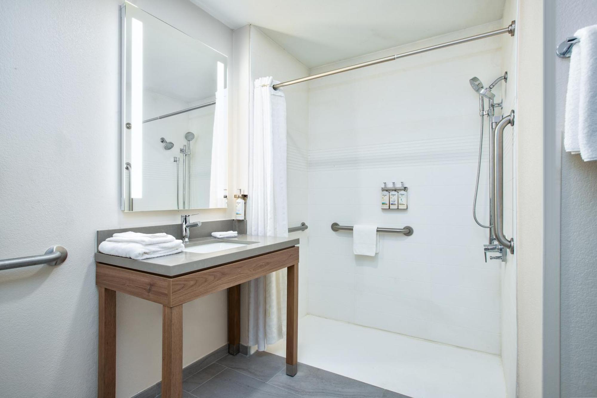 Studio King Suite Roll Shower Mobility Accessible