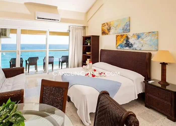 2 Story Oceanfront Penthouses On Cancun Beach!