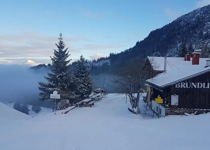 Bruendling-Alm Berggasthof Auf 1167M Auf Dem Hochfelln