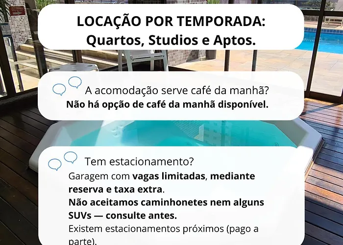 Stay - Quartos, Studios e Apartamentos por temporada no centro de BC