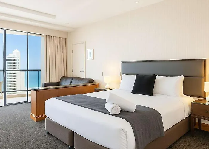 Ocean View Studio Apartment Surfers Paradise - Free Parking