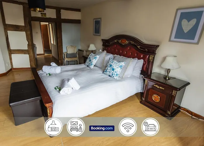 Five Guest Rooms In Tudor House Frankwell Shrewsbury With Free Wifi