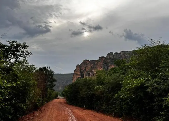 Pousada na serra da capivara