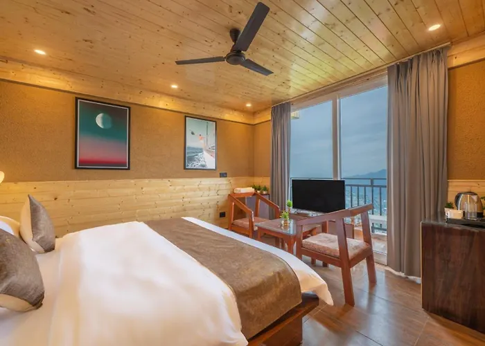 The Charvi Resort I Wooden Rooms With Pvt Balconies L Vacations I Conference I Mice I Family Events I Open Air Terrace I Sky Bonfire I Kufri Shimla By Exotic Stays
