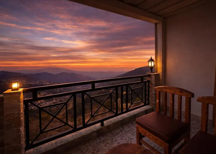 Aurelion - A Valley View Hotel Facing Towards Snow Capped Mountains
